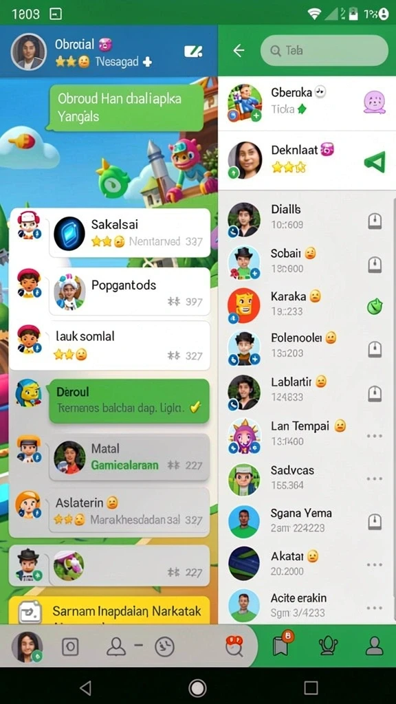 jp6789 - Tangkapan layar menunjukkan fitur multiplayer dengan teman-teman.