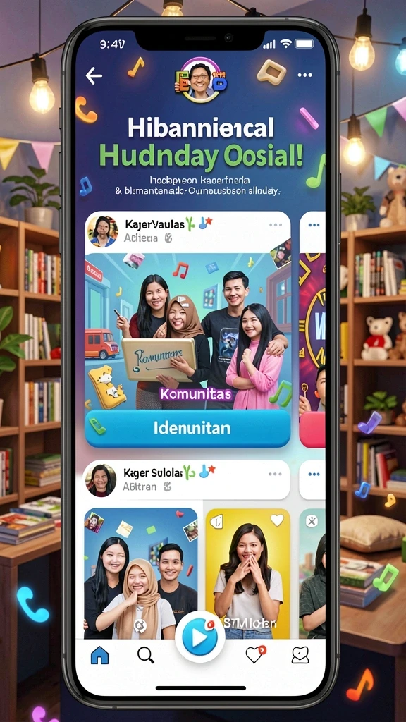 vv62 - Tampilan antarmuka yang menarik dan mudah digunakan.